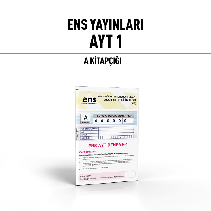 ENS YAYIN YKS AYT SNV 1-A - 25-26